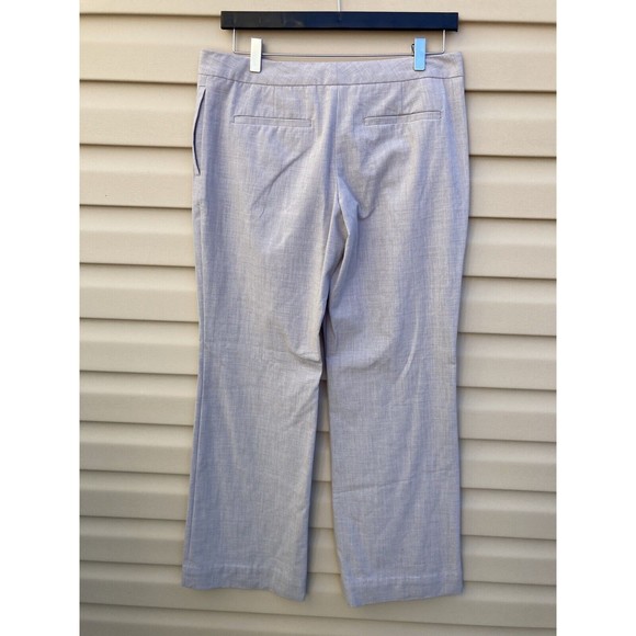Issac Mizrahi forTarget Women Pants 8 Light Gray Mid Rise Bootcut Career Trouser - Picture 2 of 16